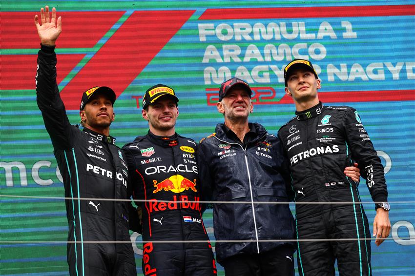 Formula 1 Hungarian podium